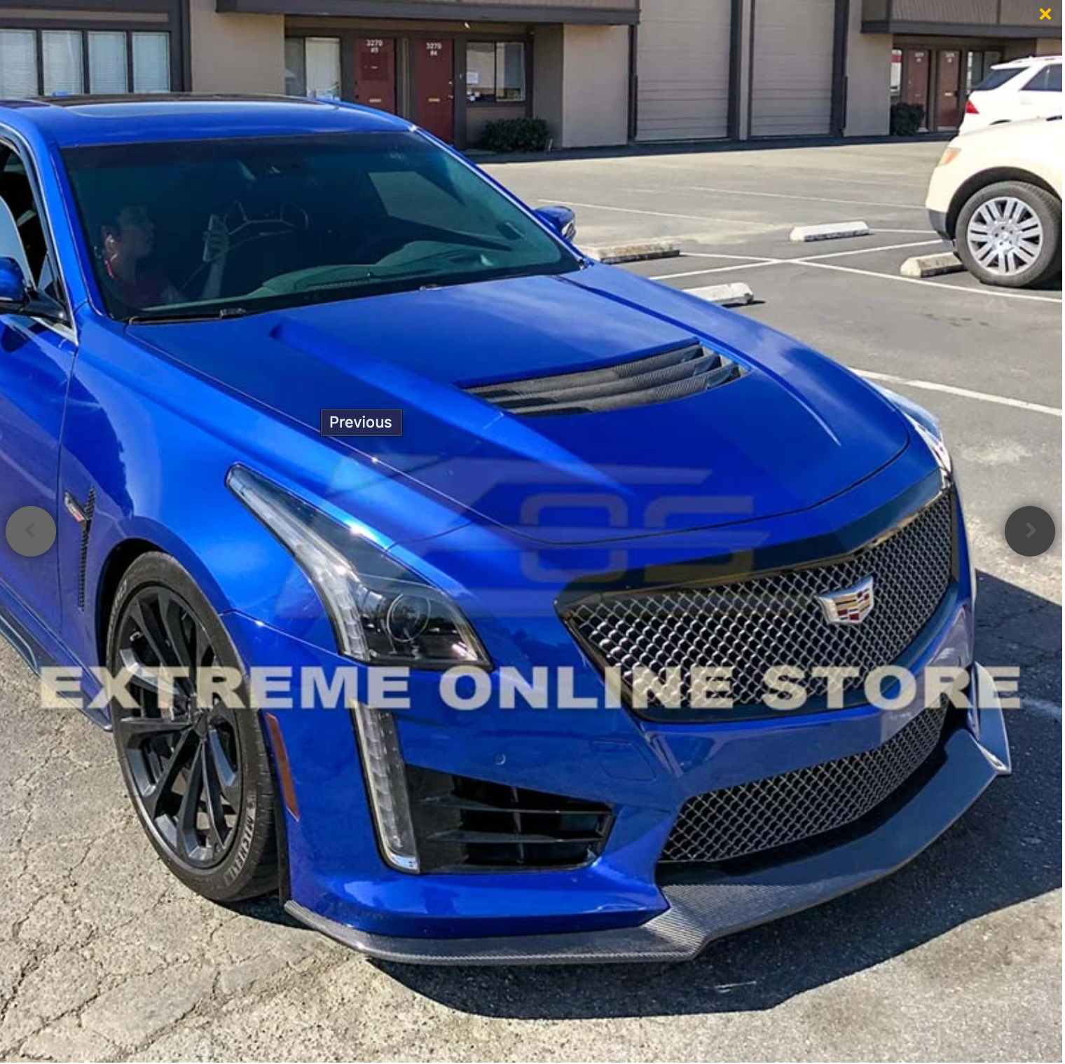 2016 - 19 Cadillac CTS-V Carbon Fiber Hood Vent