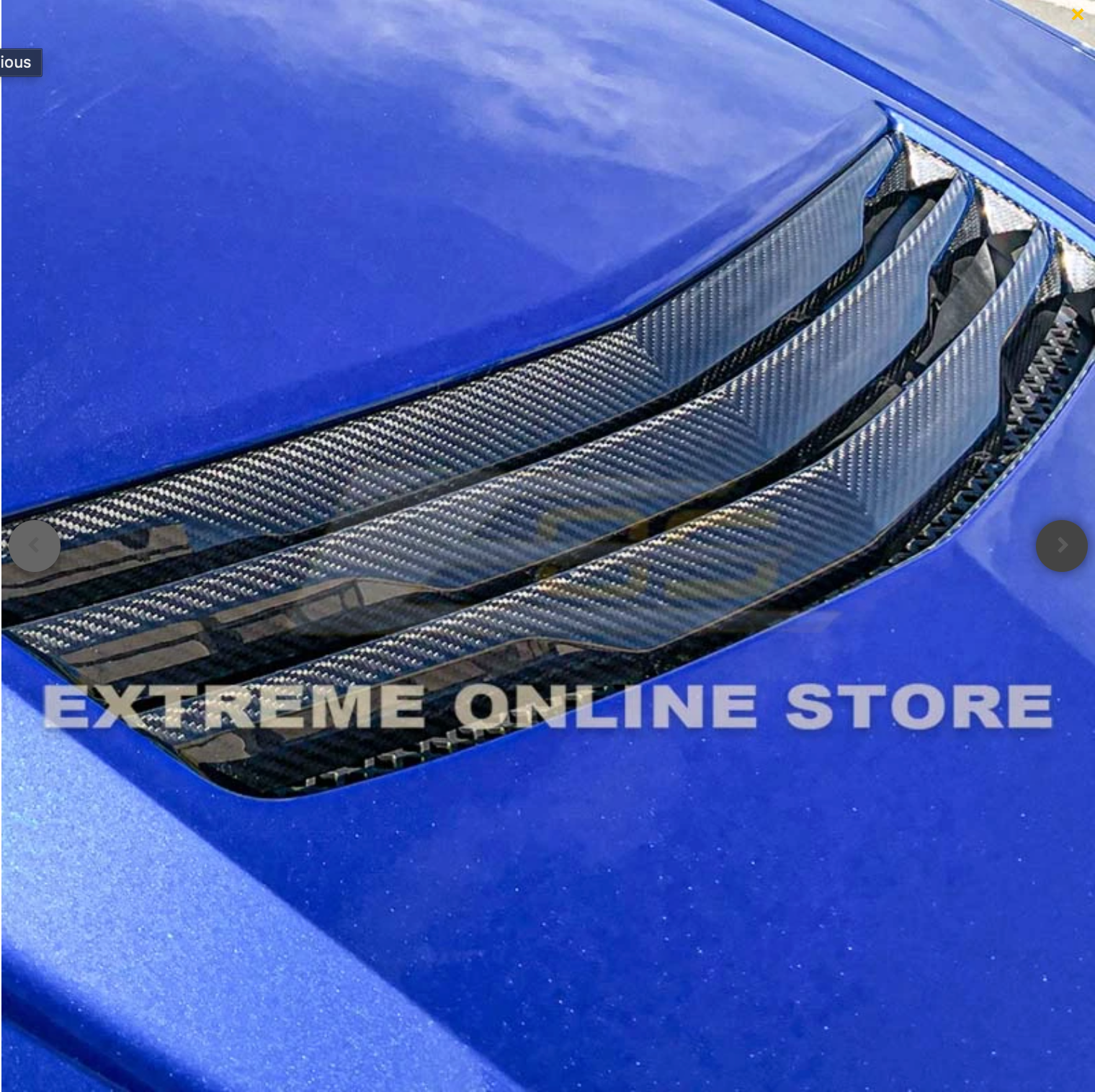 2016 - 19 Cadillac CTS-V Carbon Fiber Hood Vent