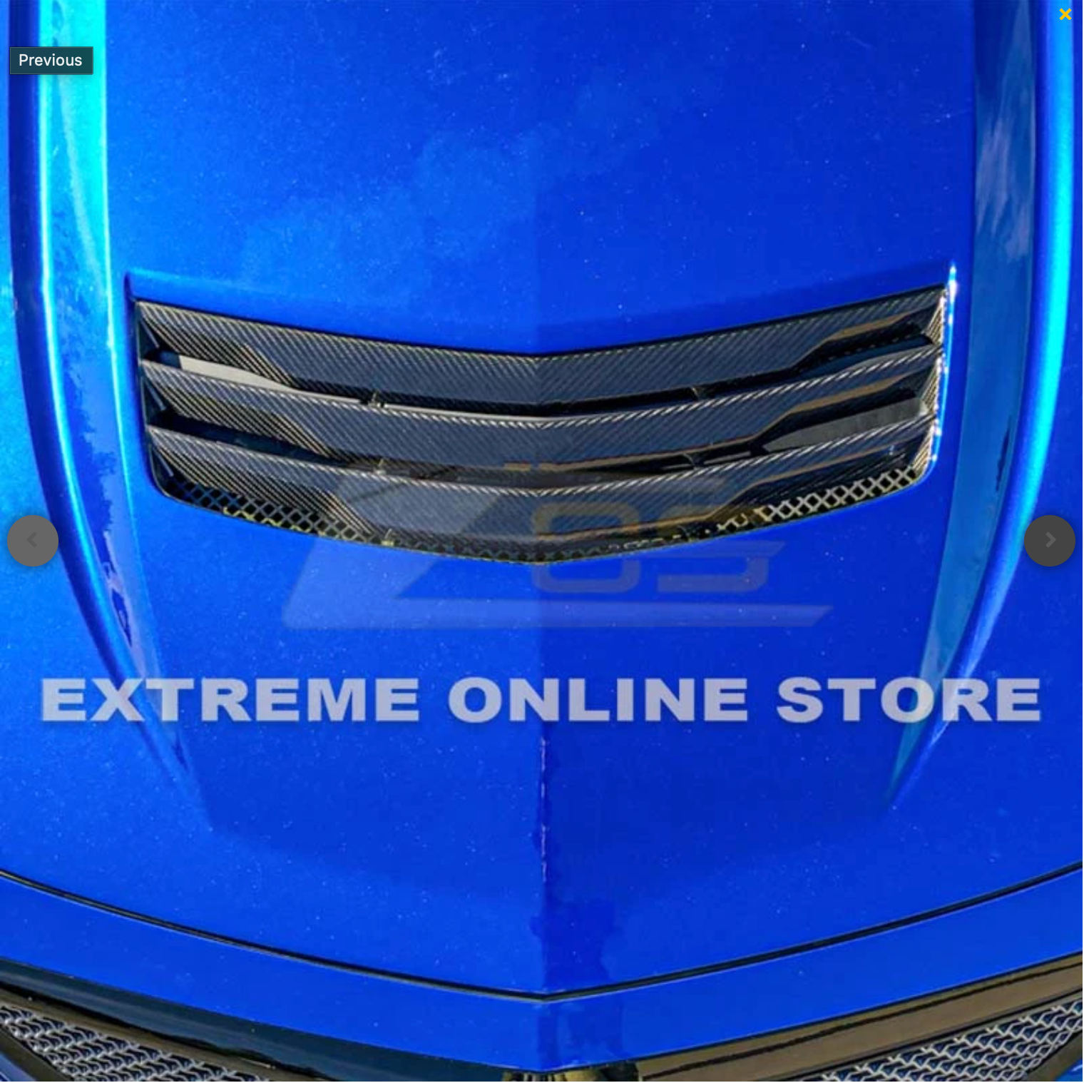 2016 - 19 Cadillac CTS-V Carbon Fiber Hood Vent