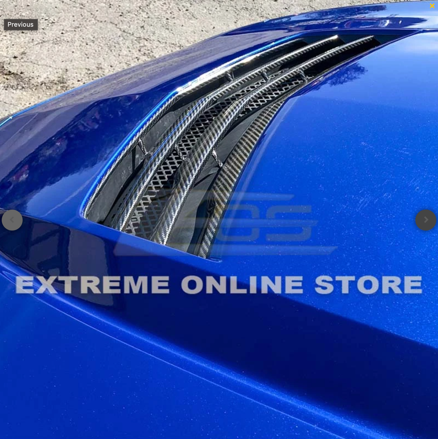 2016 - 19 Cadillac CTS-V Carbon Fiber Hood Vent