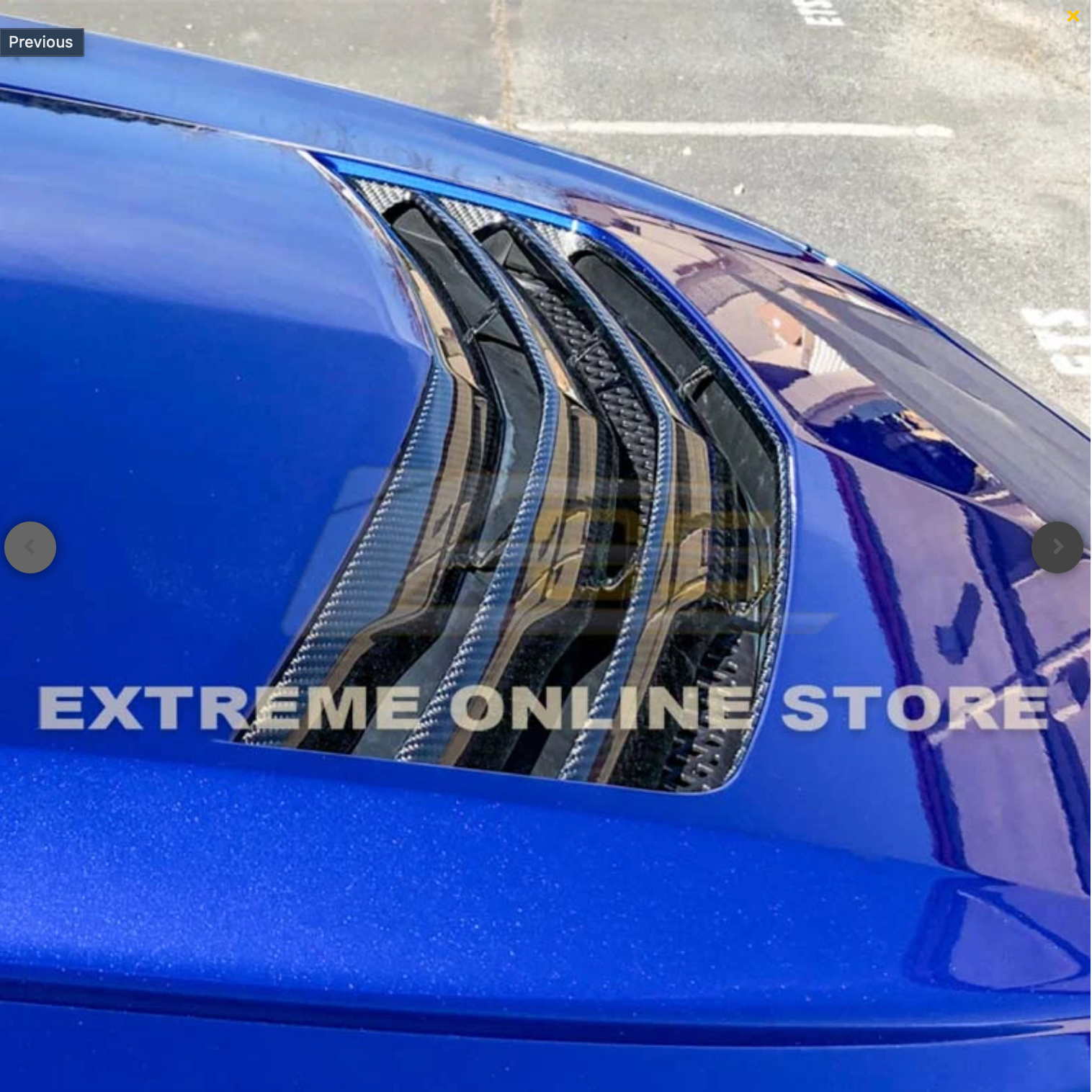 2016 - 19 Cadillac CTS-V Carbon Fiber Hood Vent