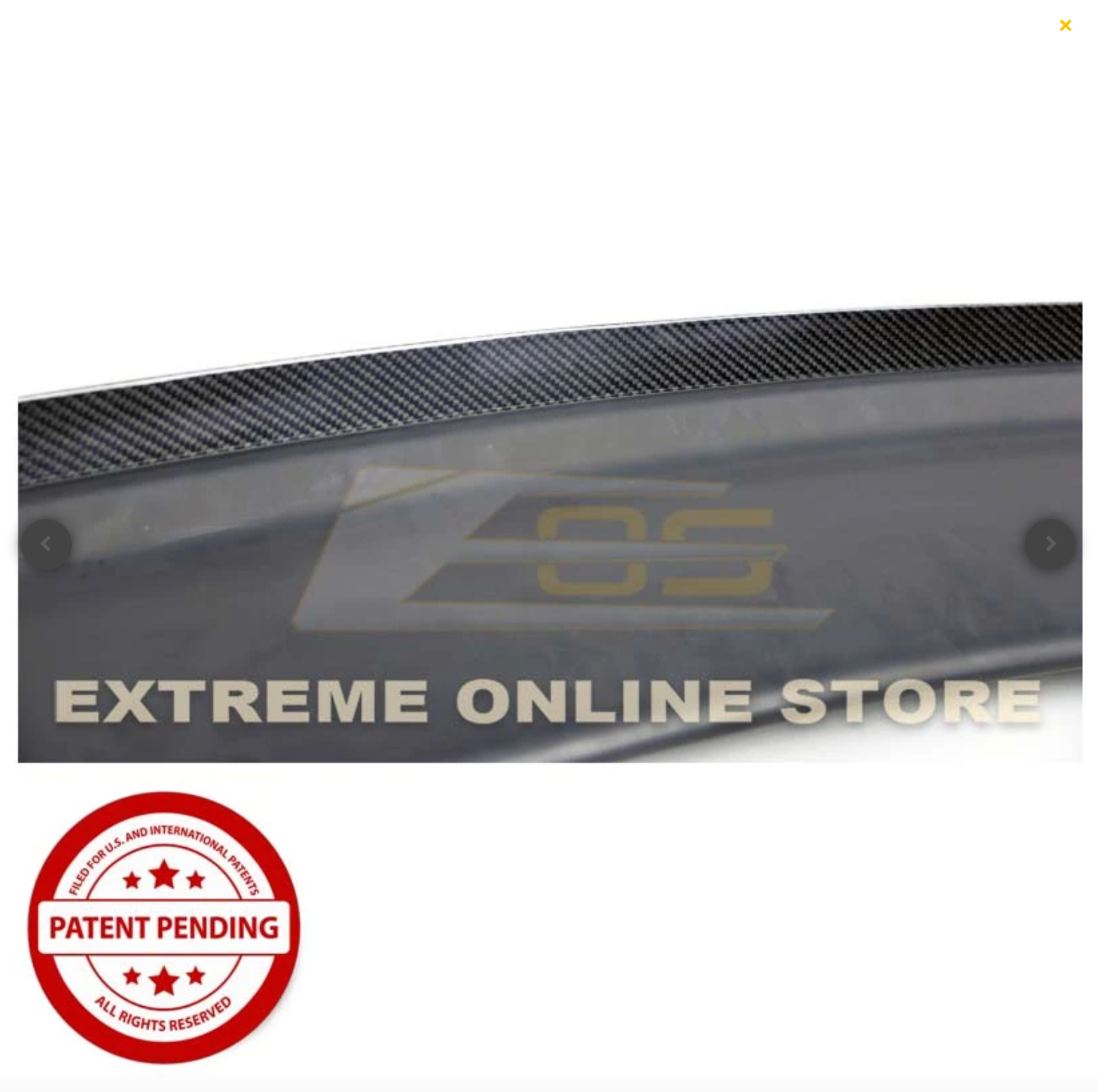2014 - 15 Camaro ZL1 Style Wickerbill Rear Wing Trunk Spoiler