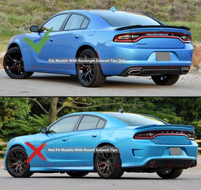 2015 - 24 Dodge Charger Rear Fin Diffuser | SXT/RT/GT