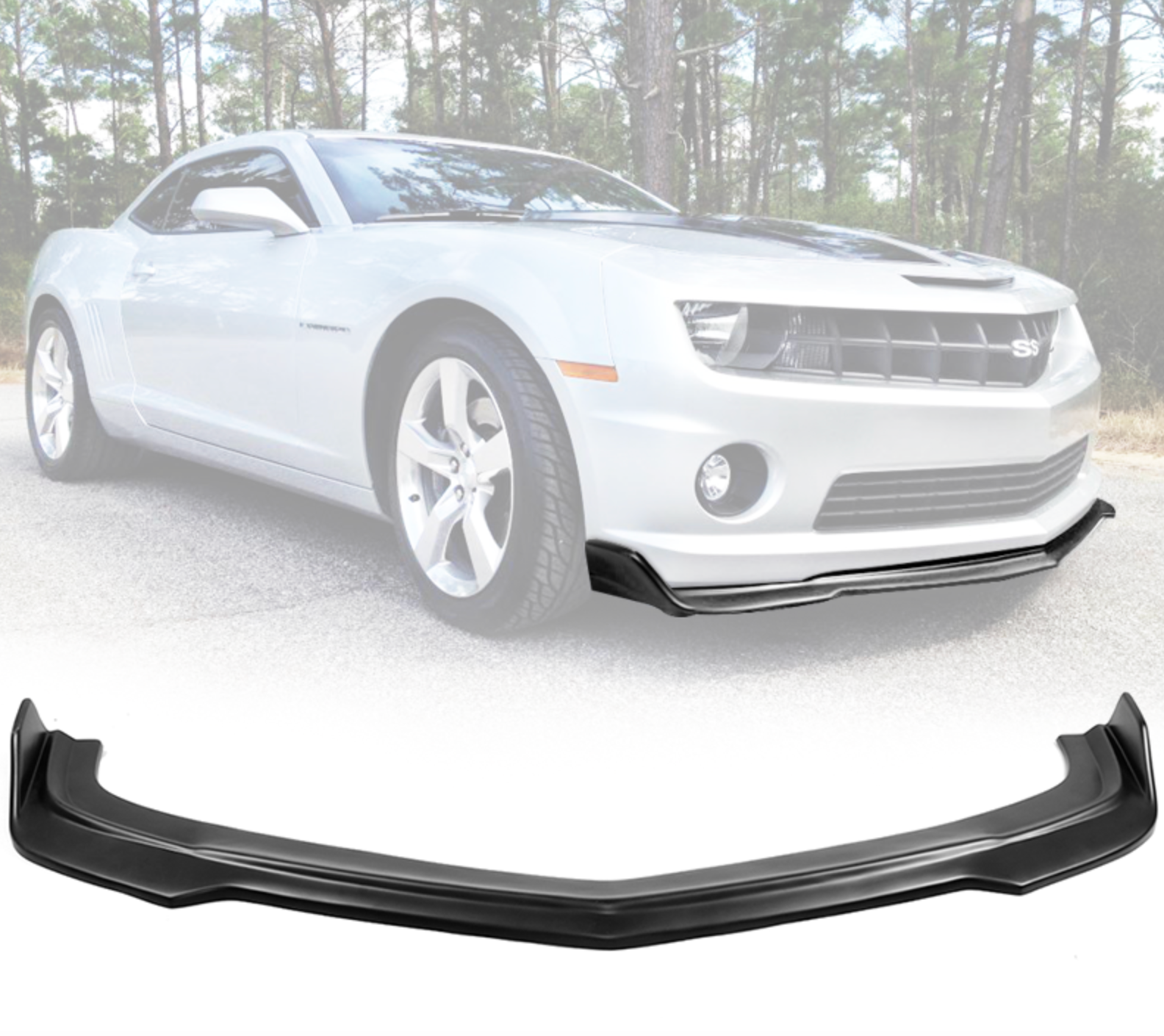 2010 - 13 Camaro V8 SS V2 Style Front Splitter
