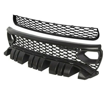 2015 - 23 Charger SRT Style Upper &amp; Lower Grilles w/ Air Ducts 2PC