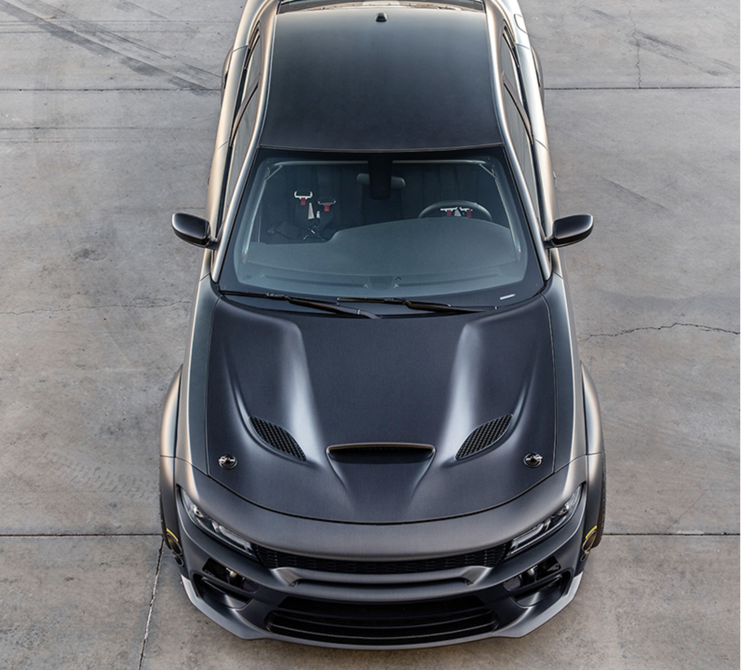 2015 - 23 Charger SRT Hellcat Aluminum Vented Hood