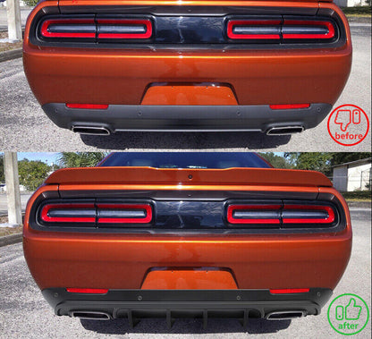 2015 - 24 Dodge Challenger SRT Diffuser Matte/Gloss Black (With Sensors)
