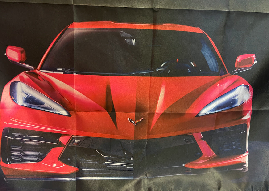 C8 Corvette Banner Flag