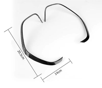 2016 - 24 Camaro Real Carbon Fiber Speedometer Trim Covers in Black / Red / Blue