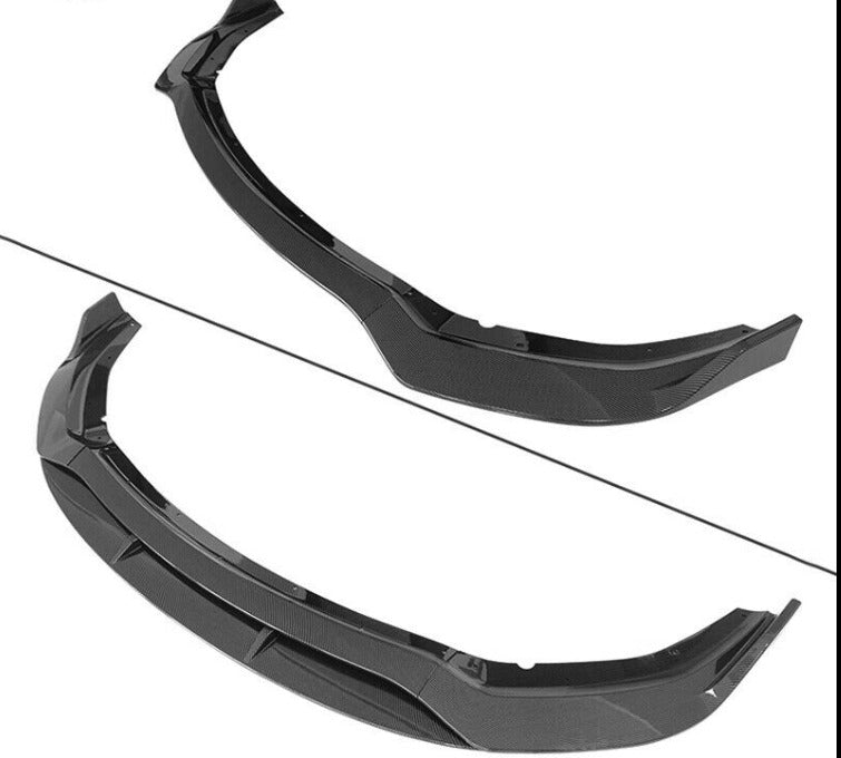 2020 - 24 Charger Widebody Carbon Fiber Front Bumper Lip 4PC