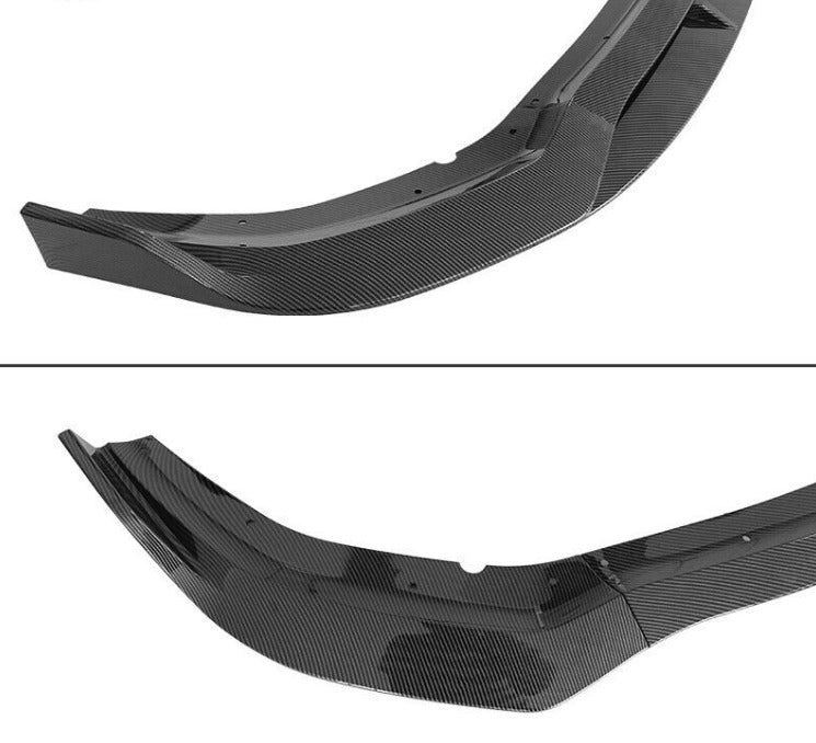 2020 - 24 Charger Widebody Carbon Fiber Front Bumper Lip 4PC