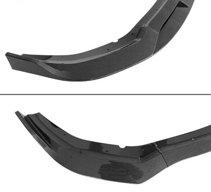 2020 - 24 Charger Widebody Carbon Fiber Front Bumper Lip 4PC