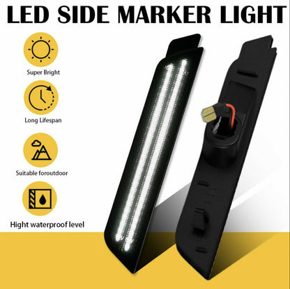 2010-15 Camaro Smoked Dual White LED Side Markers