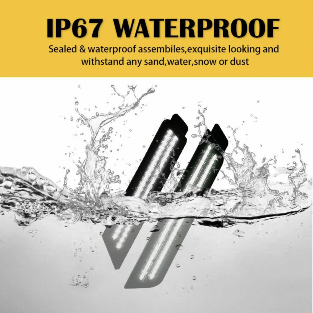 2010-15 Camaro Smoked Dual White LED Side Markers