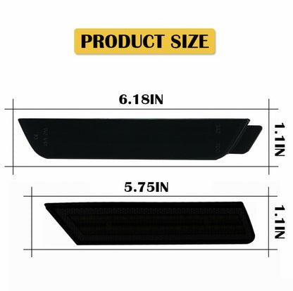 2010-15 Camaro Smoked Dual White LED Side Markers