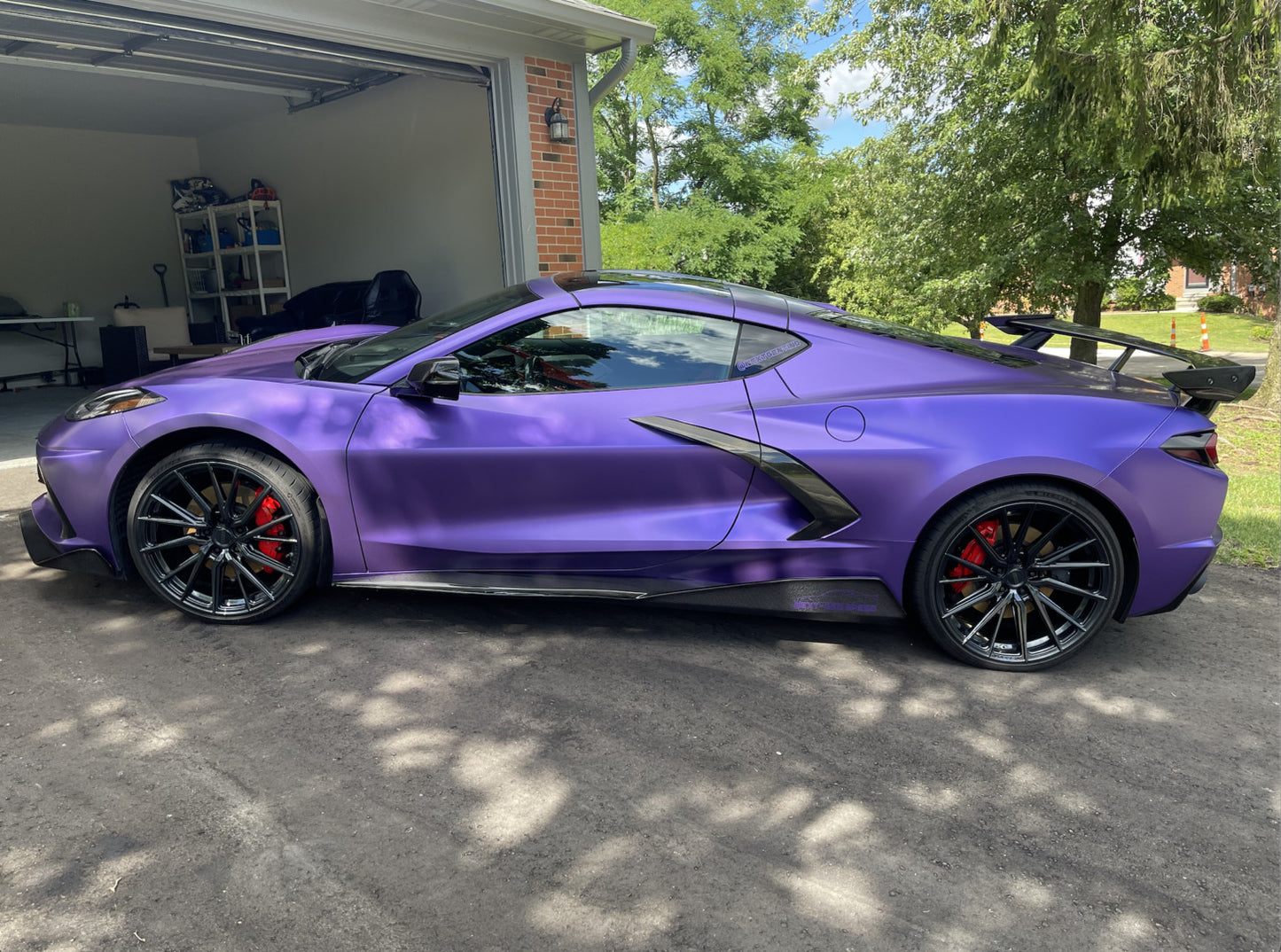 C8 Corvette Stingray Carbon Fiber 5VM Side Skirts