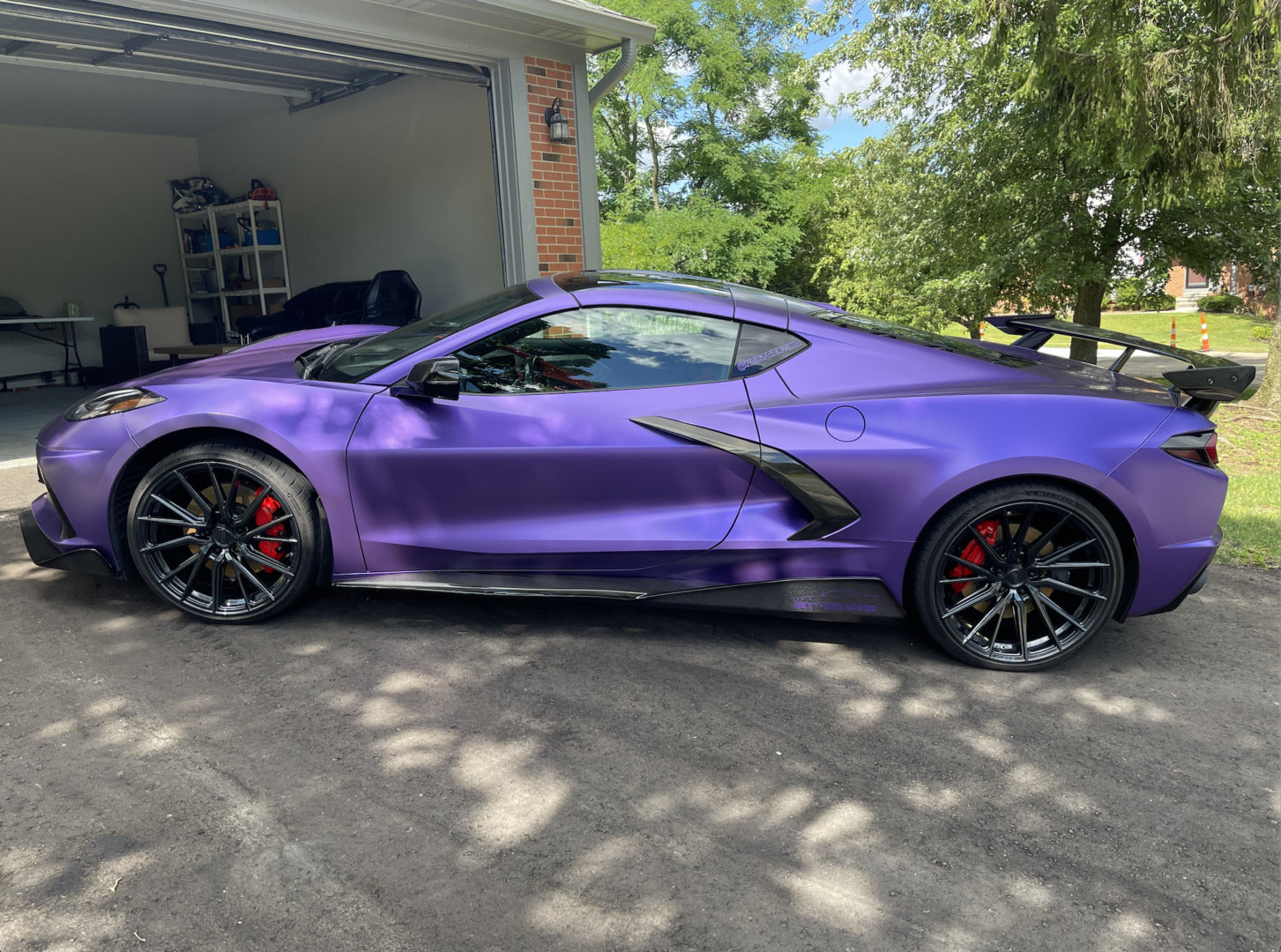 C8 Corvette Stingray Carbon Fiber 5VM Side Skirts