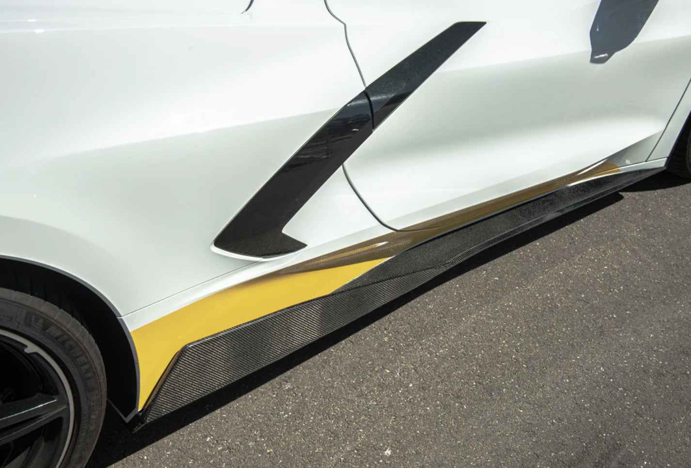 C8 Corvette Stingray 5VM Splitter + Side Skirts Kit