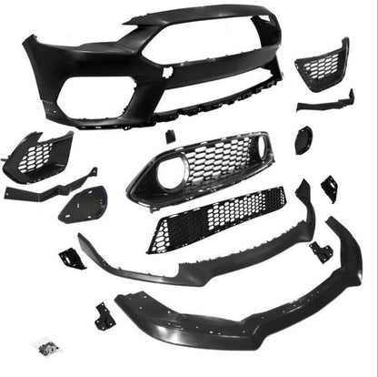 2018-24 Ford Mustang Mach 1 Style PP Front Bumper Cover Conversion Full Kit