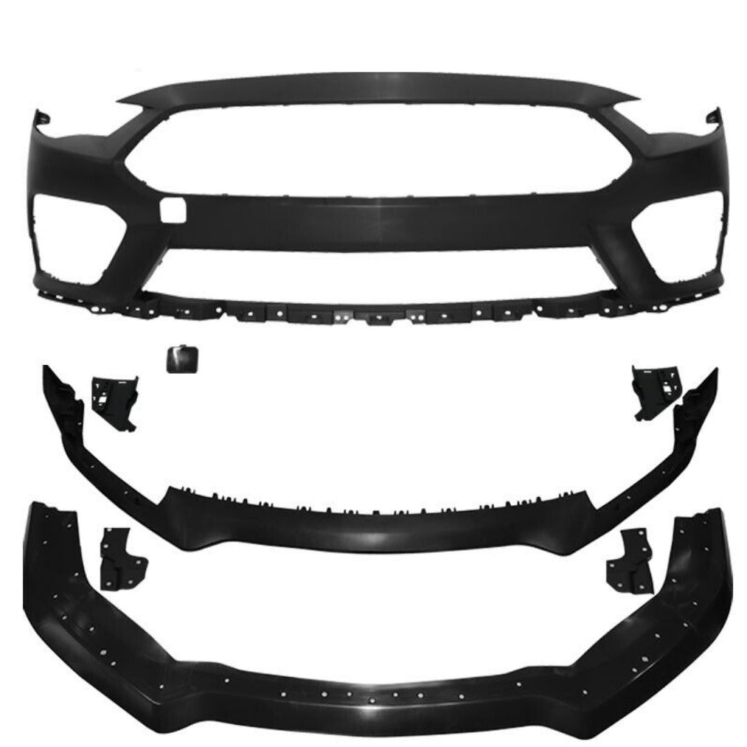 2018-24 Ford Mustang Mach 1 Style PP Front Bumper Cover Conversion Full Kit