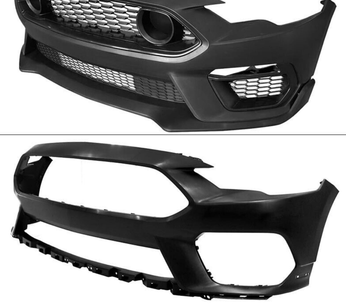 2018-24 Ford Mustang Mach 1 Style PP Front Bumper Cover Conversion Full Kit
