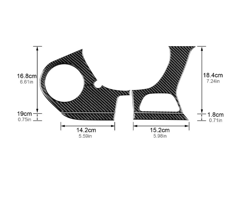 2016-2024 6th Gen Camaro Carbon Fiber Driver Side Dashboard Insert Cover - Non-HUD | Next-Gen Carbon