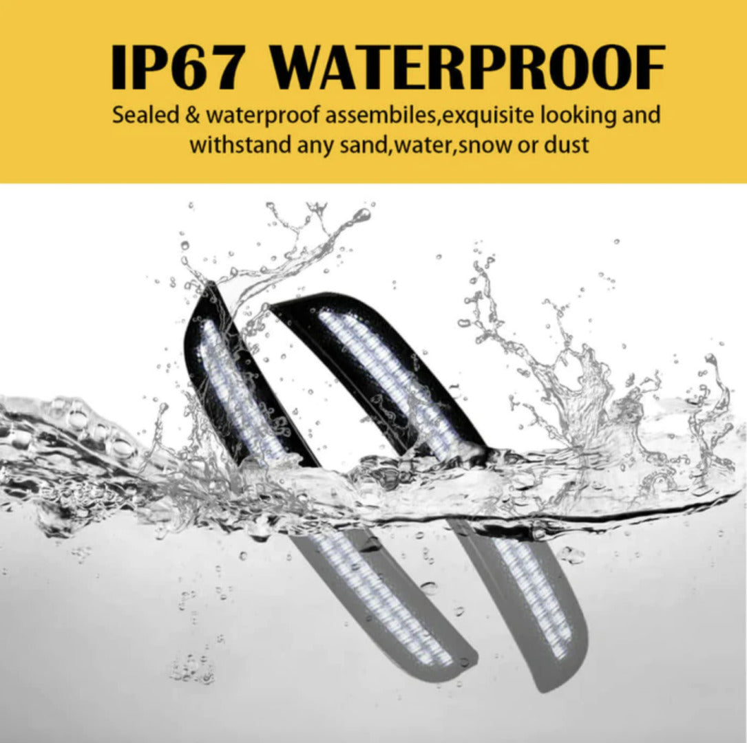 2015-24 Charger Smoked Dual White LED Side Markers