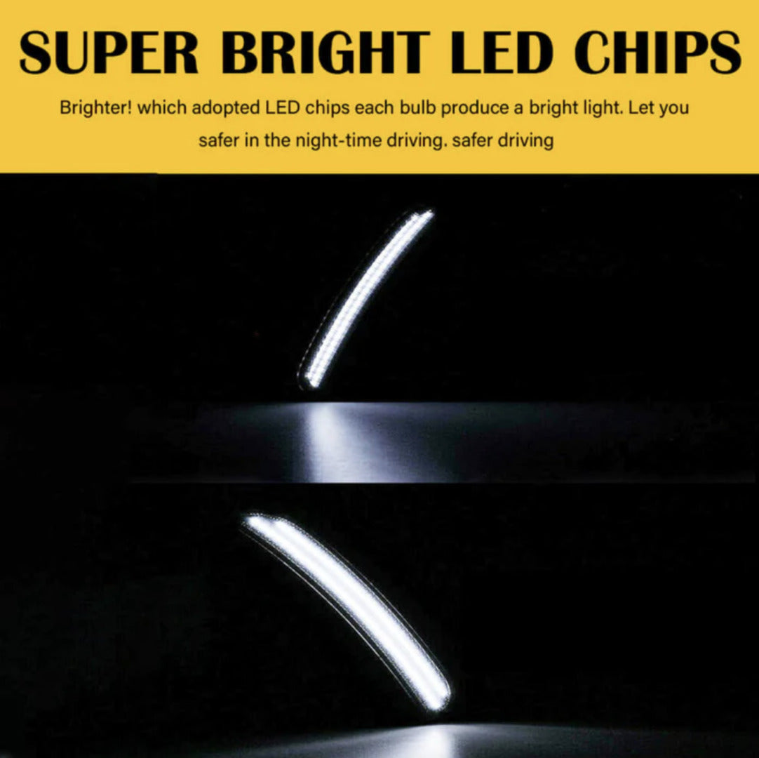 2015-24 Charger Smoked Dual White LED Side Markers