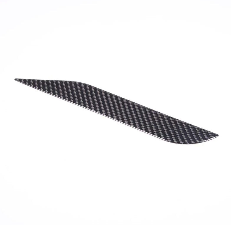 C8 Corvette Soft Carbon Fiber Side Console Inserts in Black / Red | Next-Gen Carbon