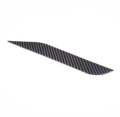 C8 Corvette Soft Carbon Fiber Side Console Inserts in Black / Red | Next-Gen Carbon
