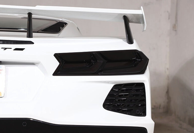 C8 Corvette Stingray / Z06 / E-Ray Smoked Clear Tail Light Covers