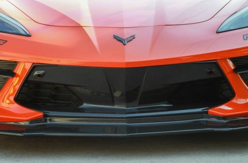 C8 Corvette Stingray Carbon Fiber Front Bumper Center Bezel Replacement | APR Performance