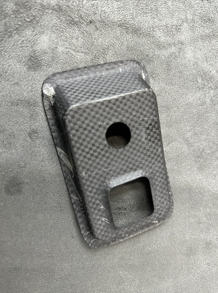 C8 Corvette Carbon Fiber Interior Parking Brake Trim Cover
