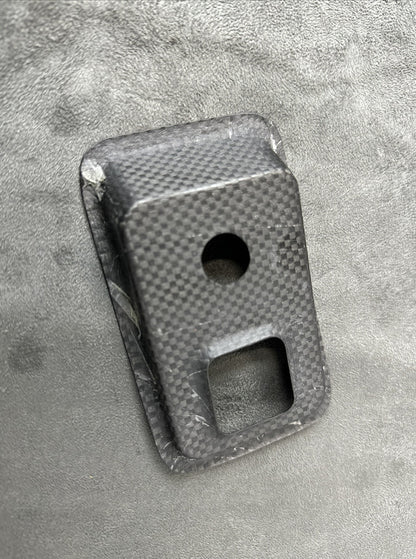 C8 Corvette Carbon Fiber Interior Parking Brake Trim Cover