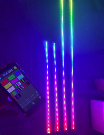 Dodge Charger Widebody RGB Flow Series Color Changing Front LED DRL Fog Lights