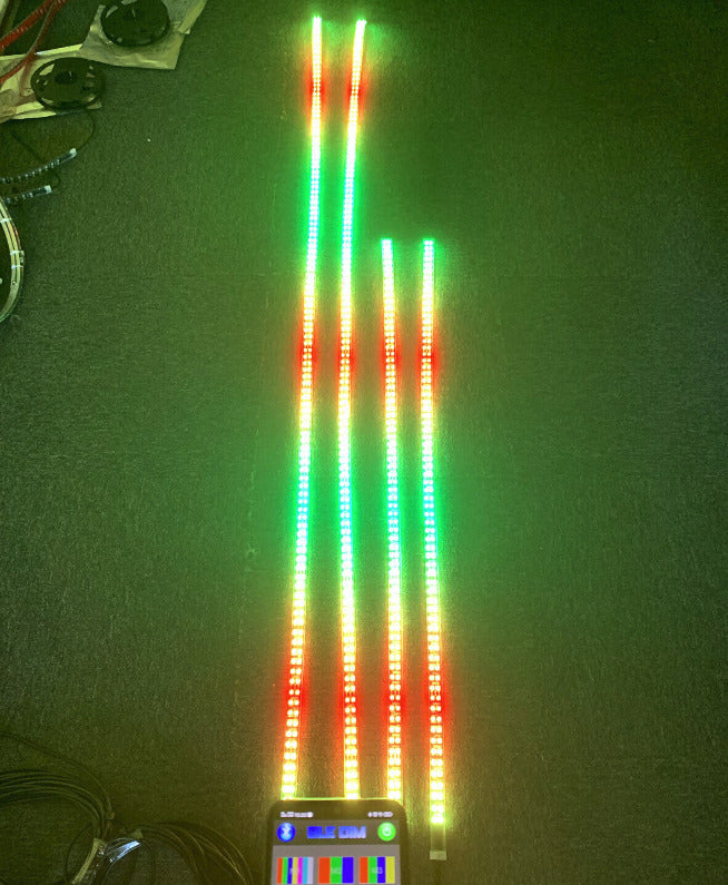 Dodge Charger Widebody RGB Flow Series Color Changing Front LED DRL Fog Lights