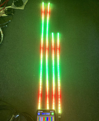 Dodge Charger Widebody RGB Flow Series Color Changing Front LED DRL Fog Lights