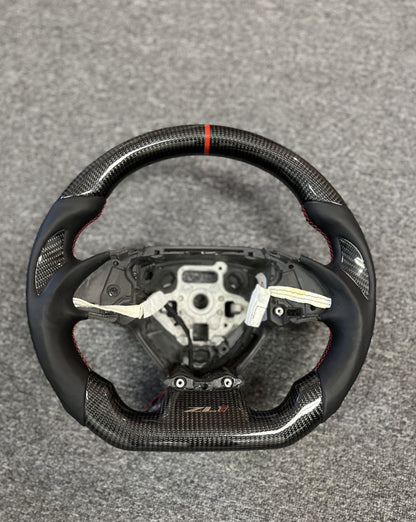 2016 - 24 Camaro Custom Carbon Fiber Steering Wheel (Bare)