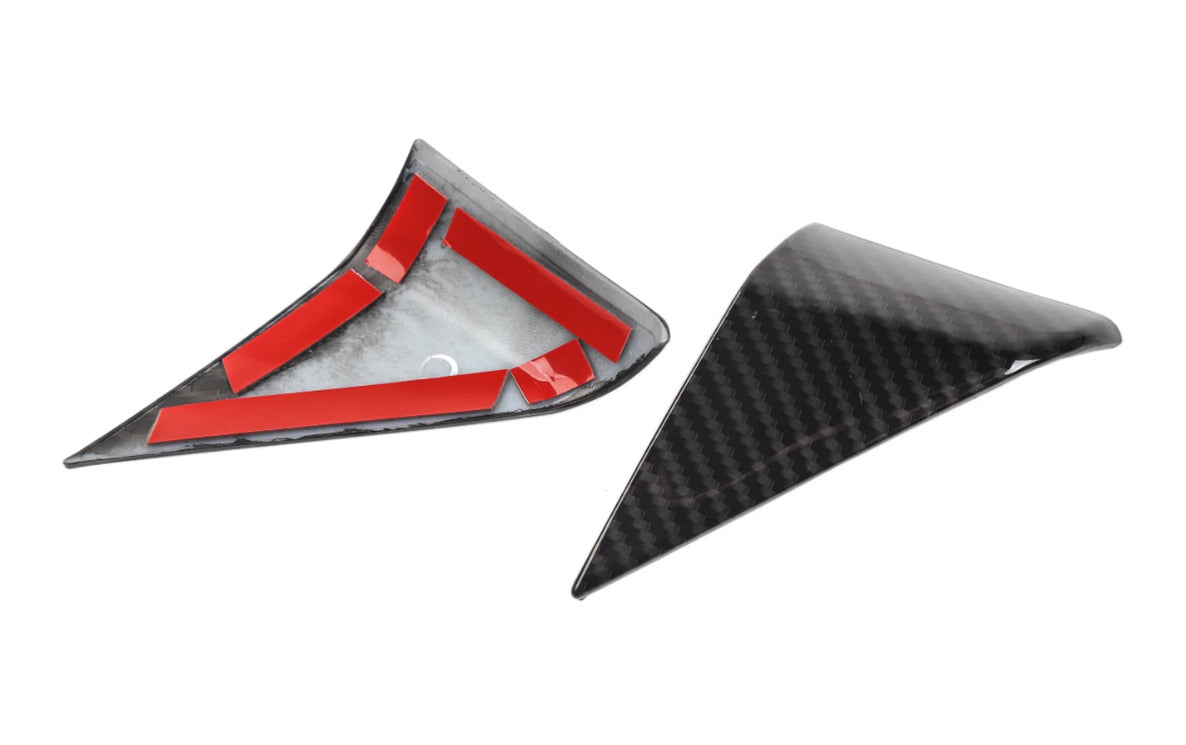 2016 - 24 Camaro Interior A Pillar Door Trim Covers - Colored/Carbon Fiber