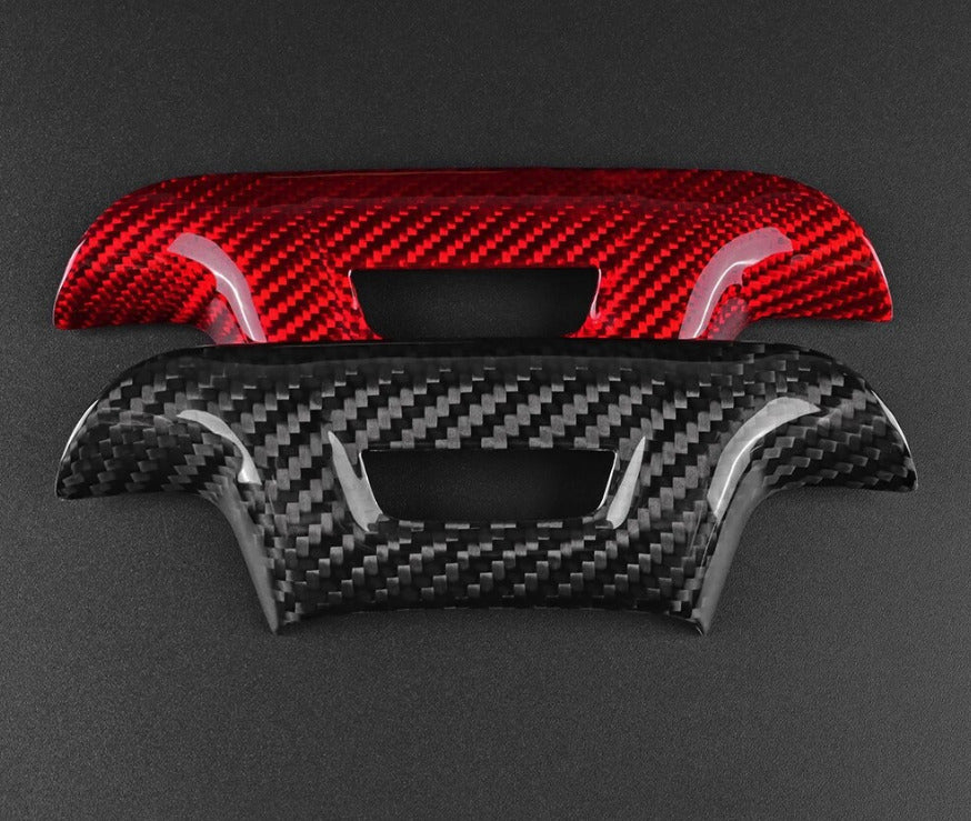 2016 - 24 Camaro Carbon Fiber Lower Steering Wheel Panel Cover (With Hole / Without Hole)