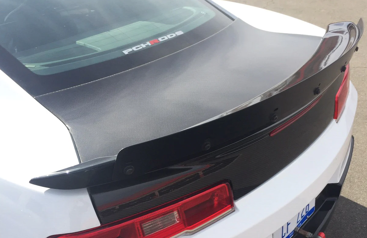 2014 - 15 Camaro Type-Z28 Carbon Fiber Rear Spoiler Wickerbill | Anderson Composites