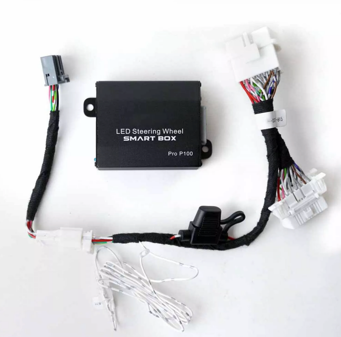 LED RPM Steering Wheel Smart OBD2 Bluetooth Box + Cables