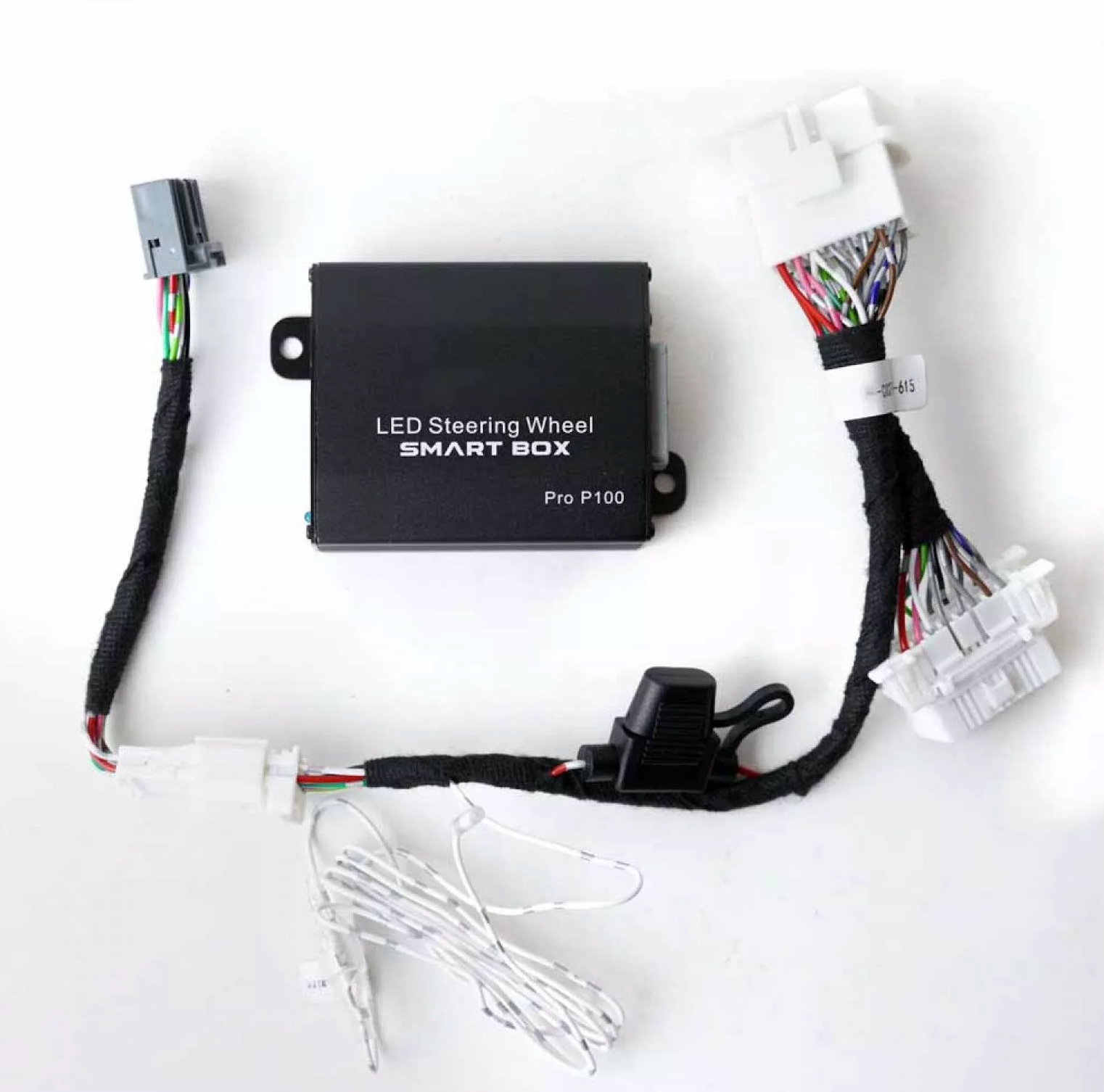 LED RPM Steering Wheel Smart OBD2 Bluetooth Box + Cables