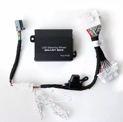 LED RPM Steering Wheel Smart OBD2 Bluetooth Box + Cables