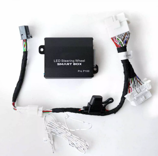 LED RPM Steering Wheel Smart OBD2 Bluetooth Box + Cables