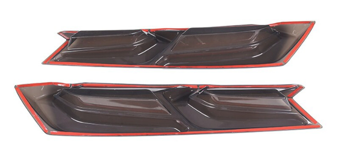 C8 Corvette Stingray / Z06 / E-Ray Smoked Clear Tail Light Covers