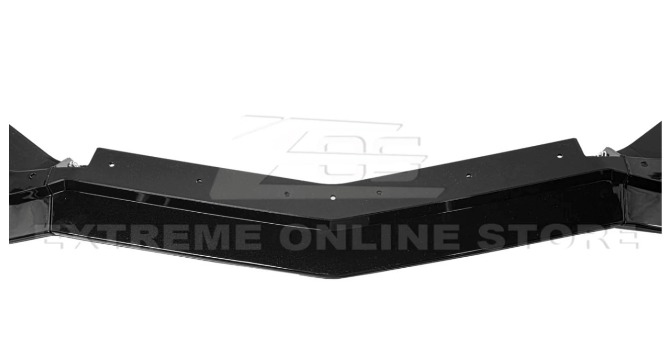 C8 Corvette Stingray Z06 Z07 Style Performance Front Splitter &amp; Canards