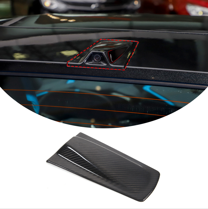 C8 Corvette Convertible Real Carbon Fiber Exterior Live View Camera Cover | Next-Gen Carbon