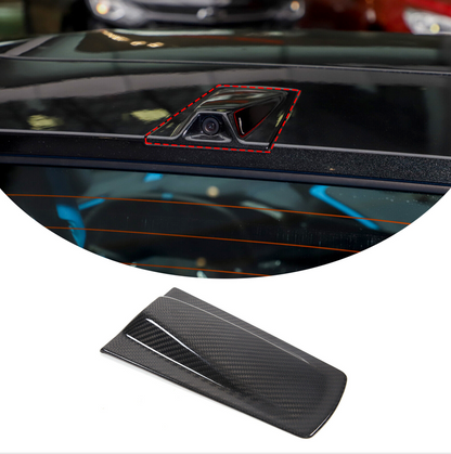 C8 Corvette Convertible Real Carbon Fiber Exterior Live View Camera Cover | Next-Gen Carbon