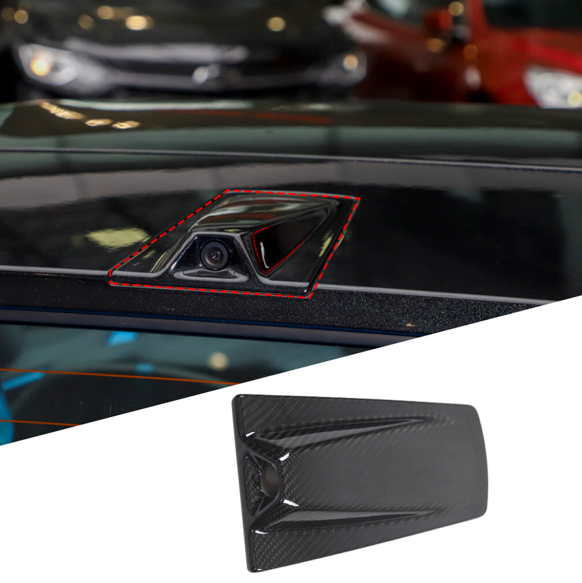 C8 Corvette Convertible Real Carbon Fiber Exterior Live View Camera Cover | Next-Gen Carbon